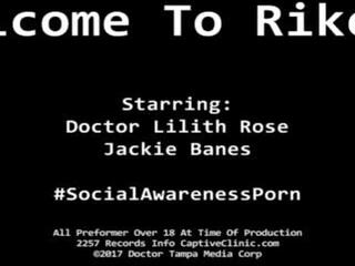Bienvenido a rikers&excl; jackie banes es arrested & enfermera lilith rosa es acerca de a desvistiéndose búsqueda cariño actitud &commat;captiveclinic&period;com