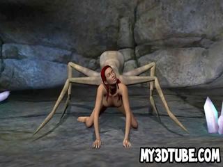 3d 紅發 特點 越來越 性交 由 一個 外僑 spider